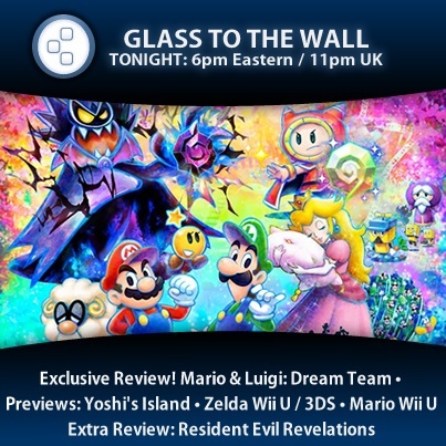 Image for Glass to the Wall Episode 14 Airs Tonight: Nintendo Preview & Review Special